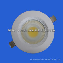 China-Hersteller neue Ankunftsquadrat weiße Aluminiumoberteil helle hohe Leistung populäres geführtes downlight mit 100mm ausgeschnitten